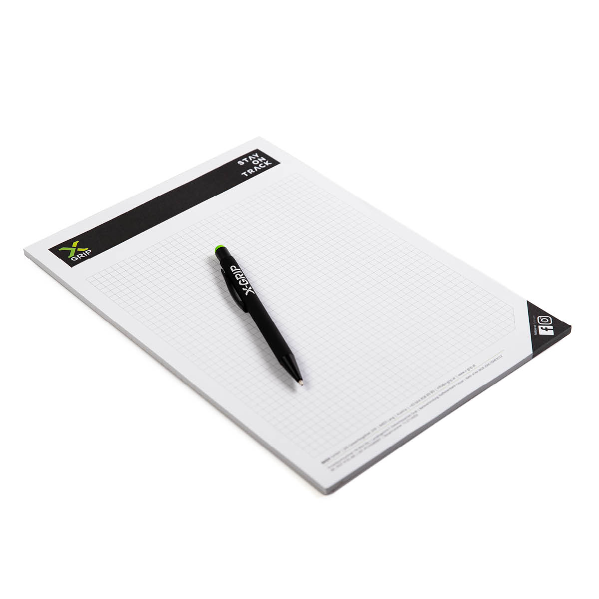 X-GRIP Notepad A4, Squared